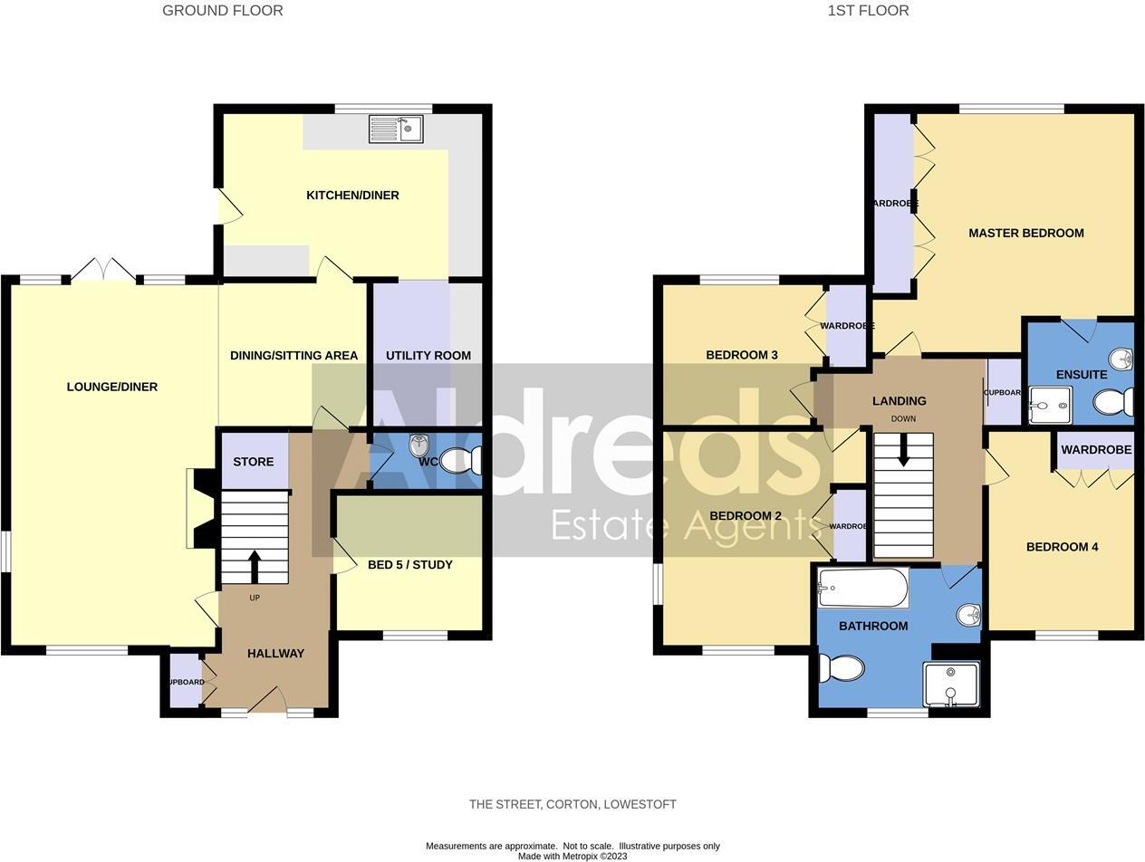 The Street, Corton, Lowestoft, Suffolk, NR32 floorplan