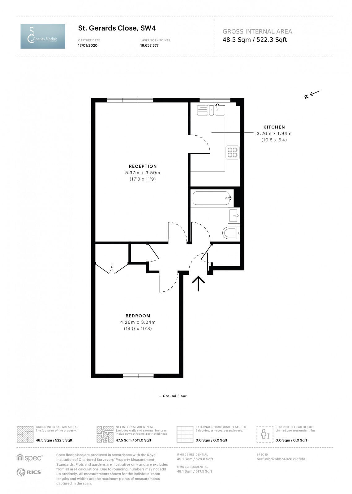 St. Gerards Close, London, SW4 floorplan
