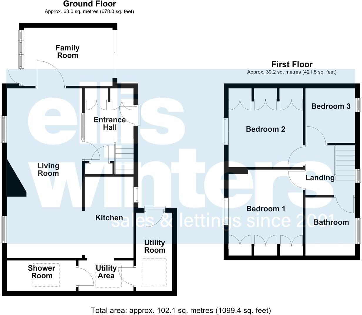 Bull Lane, St. Ives floorplan