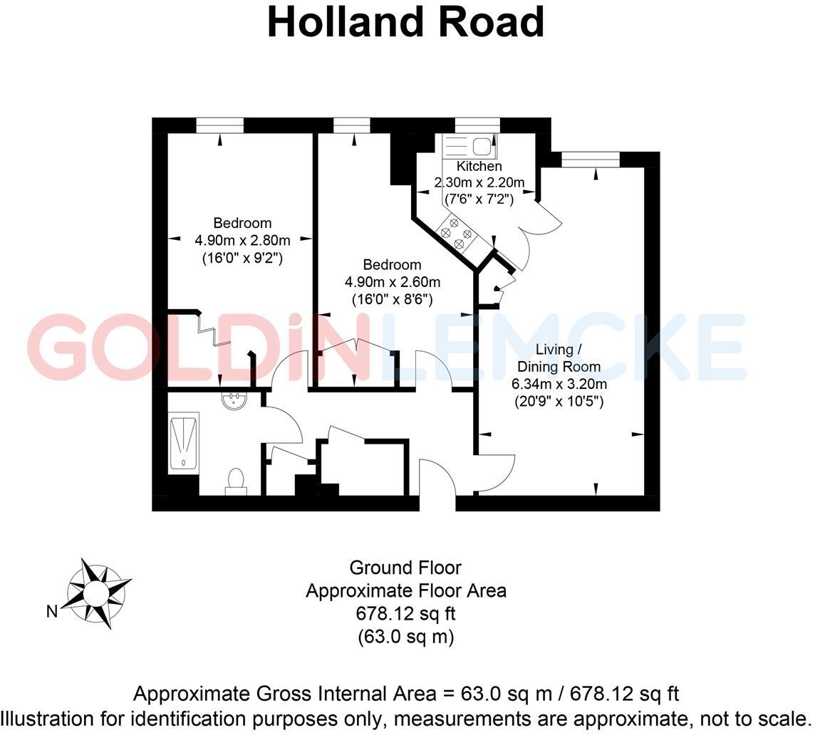 Amber Court, Holland Road, Hove floorplan