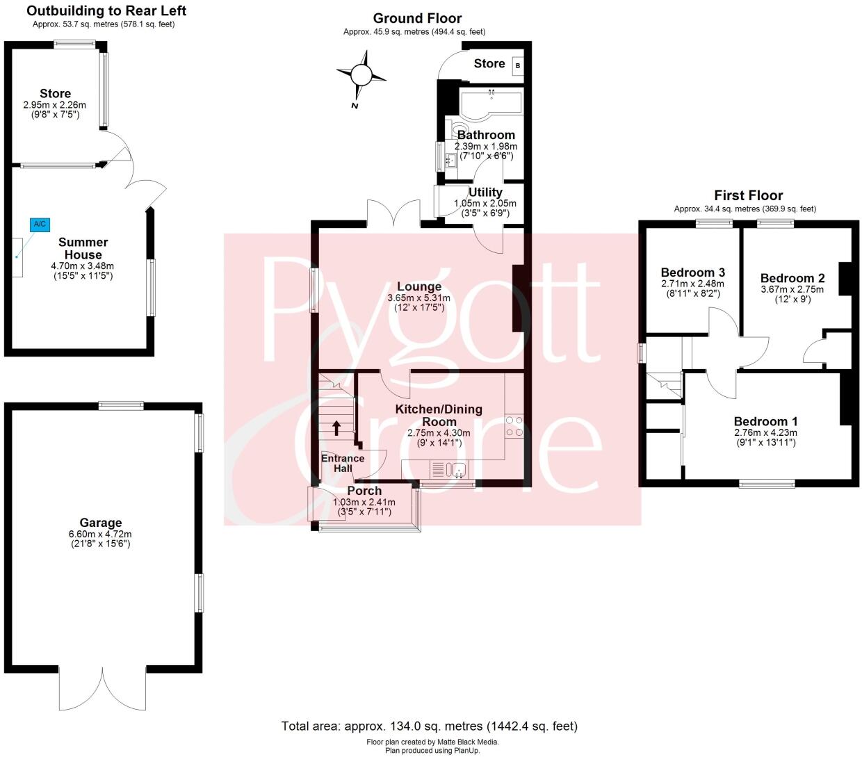 Newlands Road, Surfleet, Spalding, Lincolnshire, PE11 floorplan