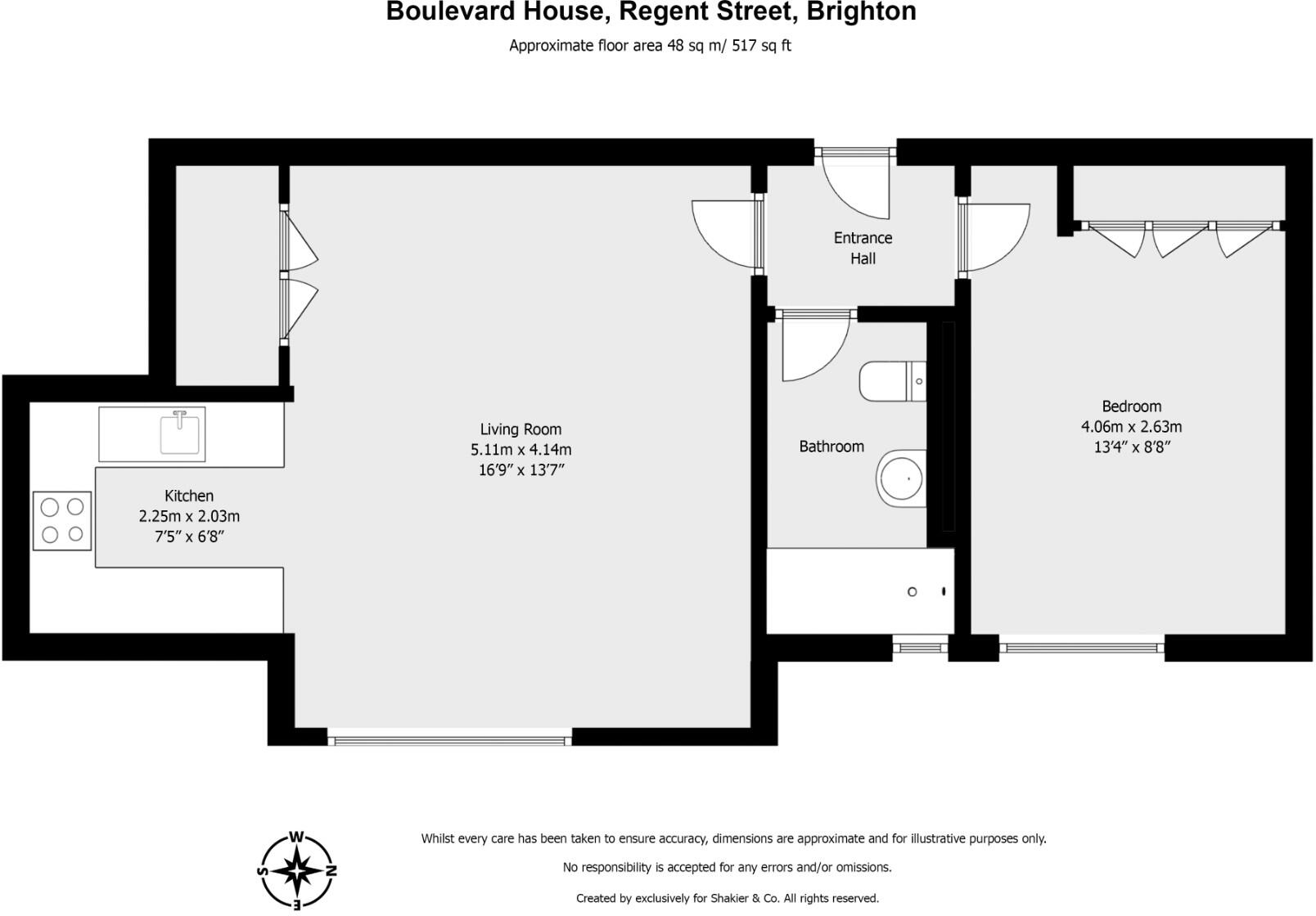 Regent Street, BN1 floorplan