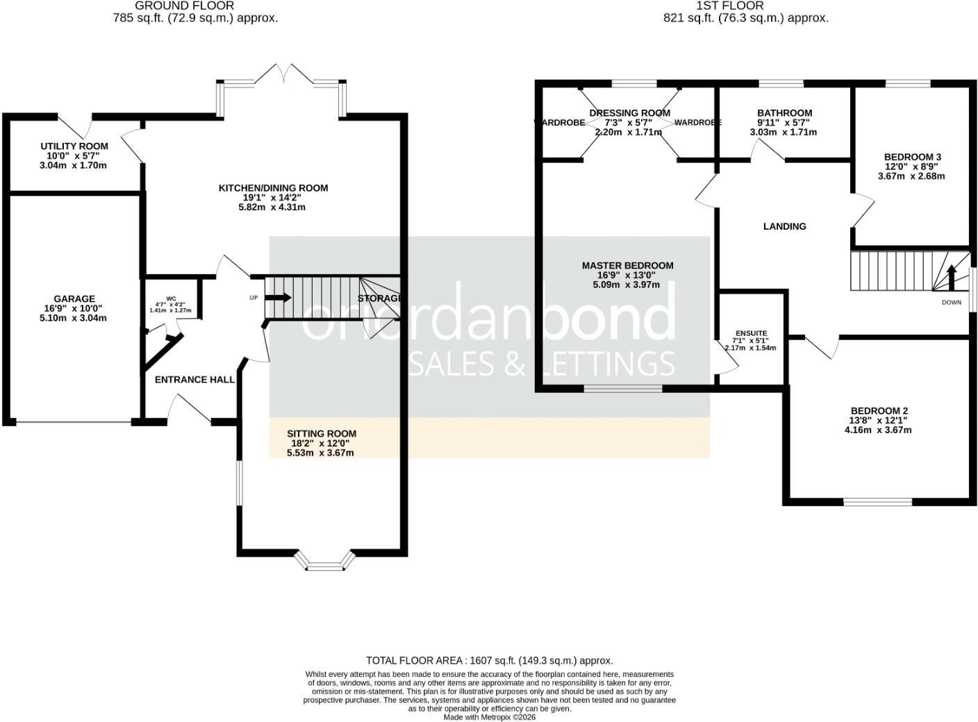 Simcoe Close, Earls Barton, Northamptonshire NN6 floorplan