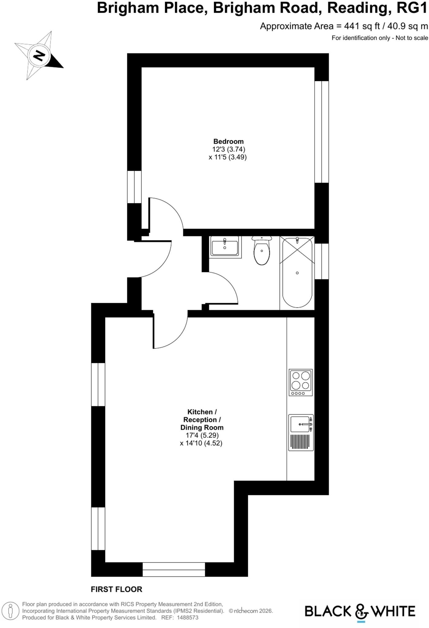 Brigham Road, Brigham Place Brigham Road, RG1 floorplan