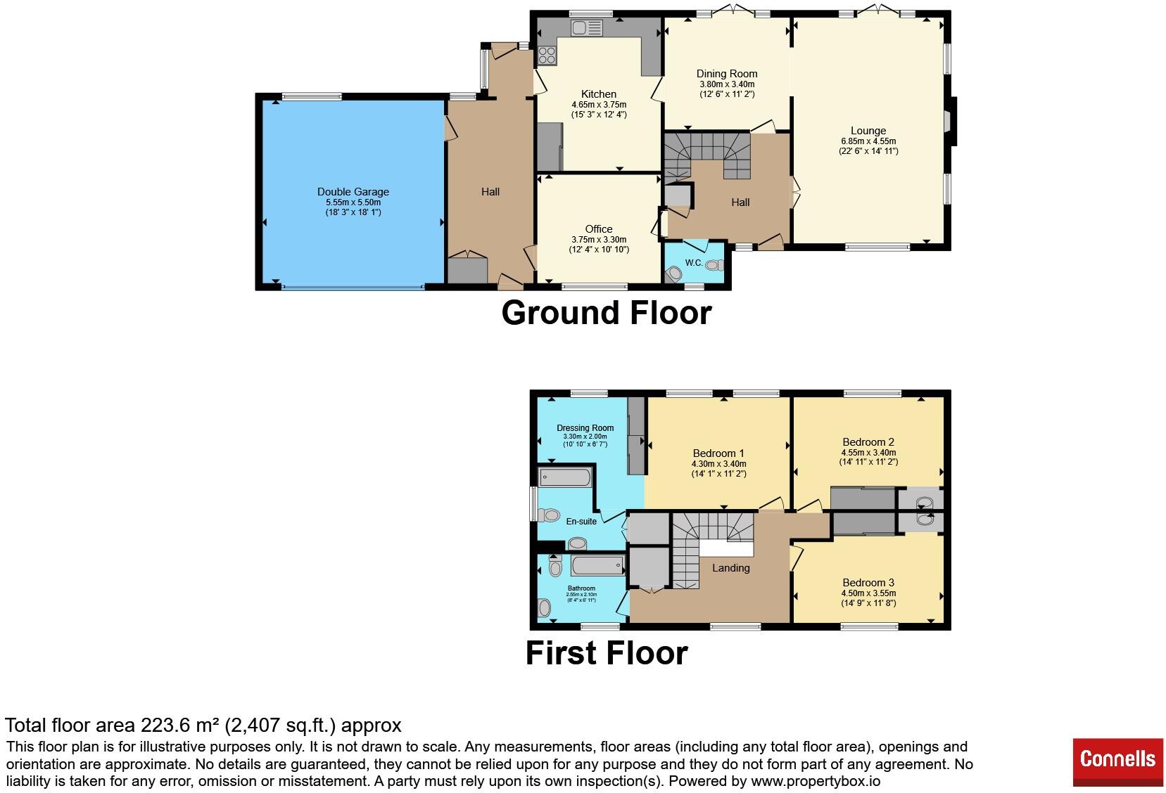 Sanctuary, Monk Sherborne, Tadley floorplan