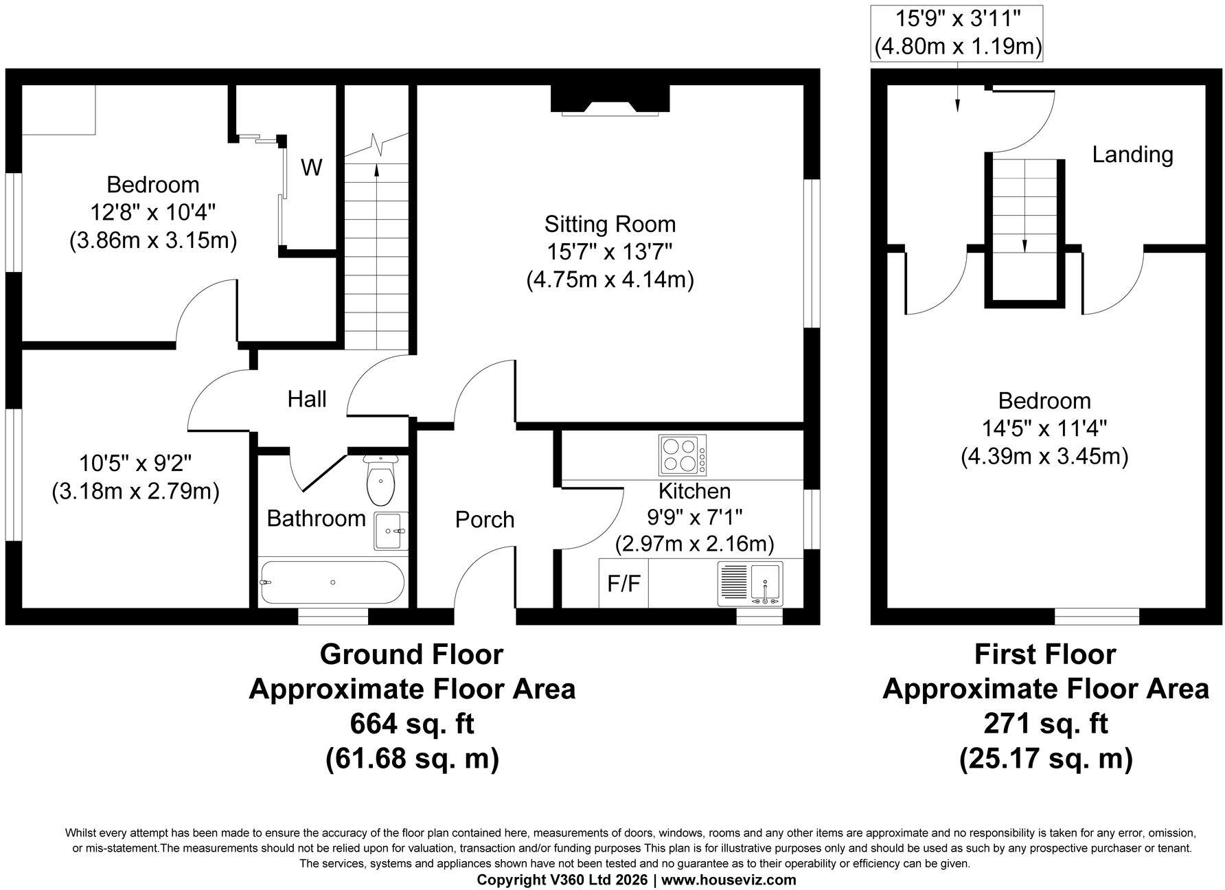 Brookside, Great Boughton, CH3 floorplan