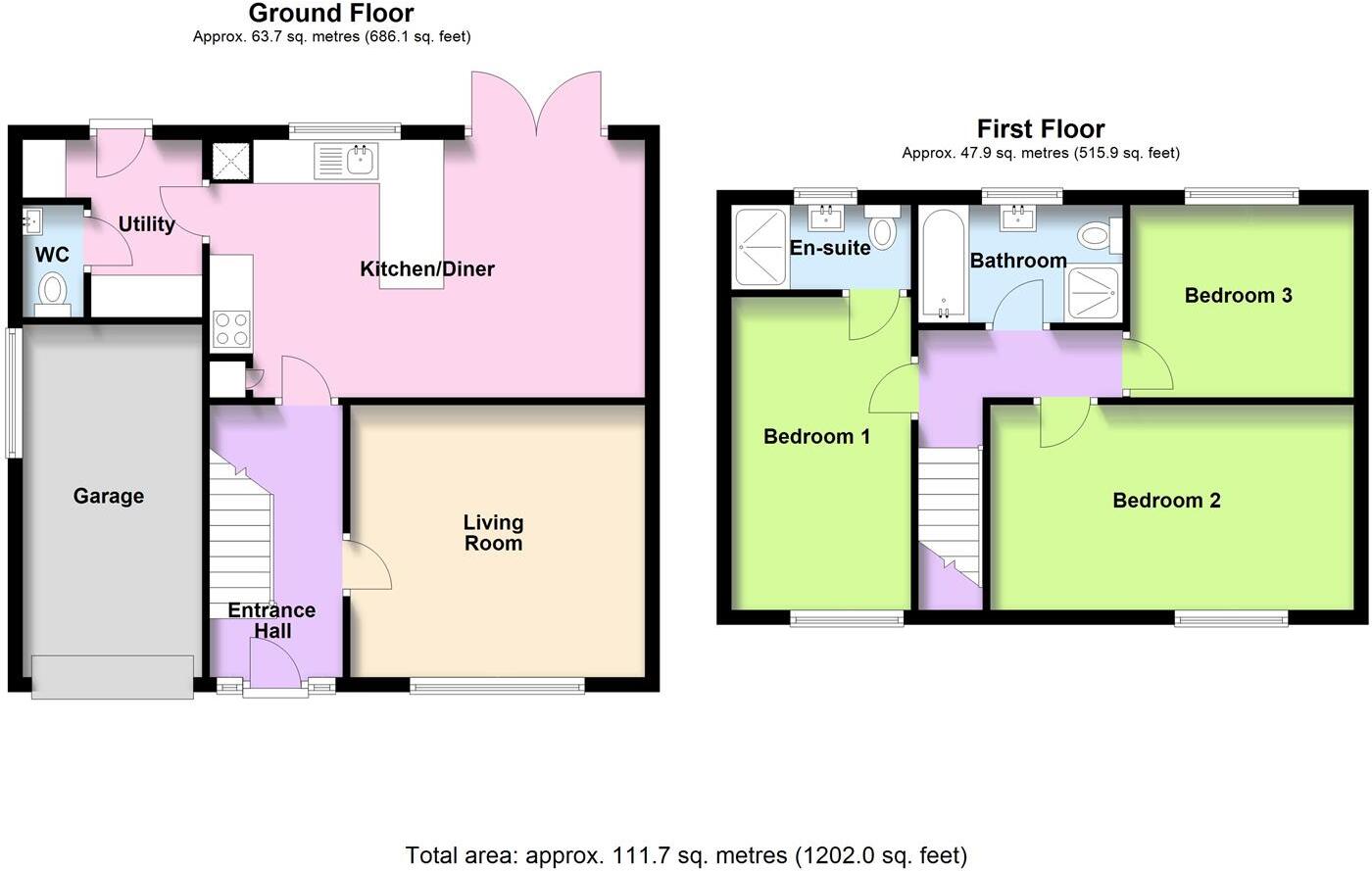 Gainsborough Road, Scotter floorplan