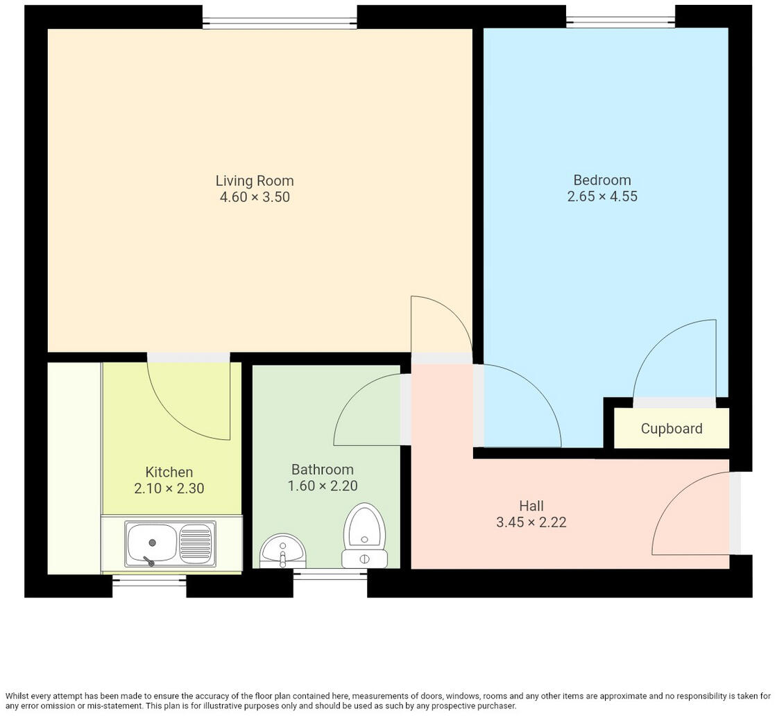 Flat 57, 57 Marmion Drive, Glasgow G66 2BH floorplan