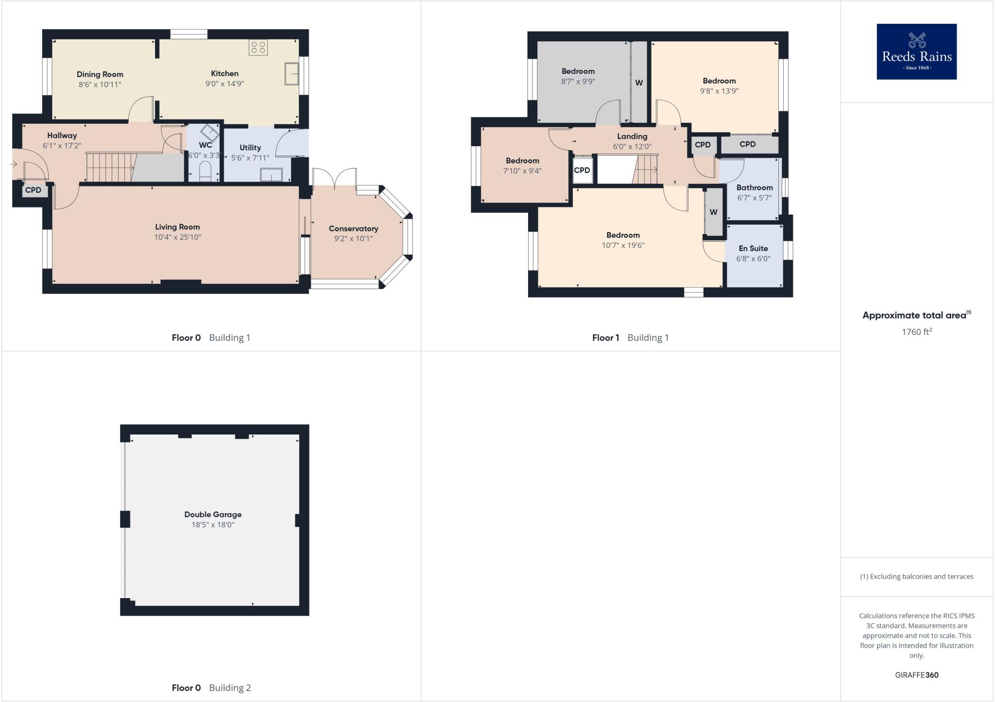 Meriden Walk, Etchinghill, Folkestone, Kent, CT18 floorplan