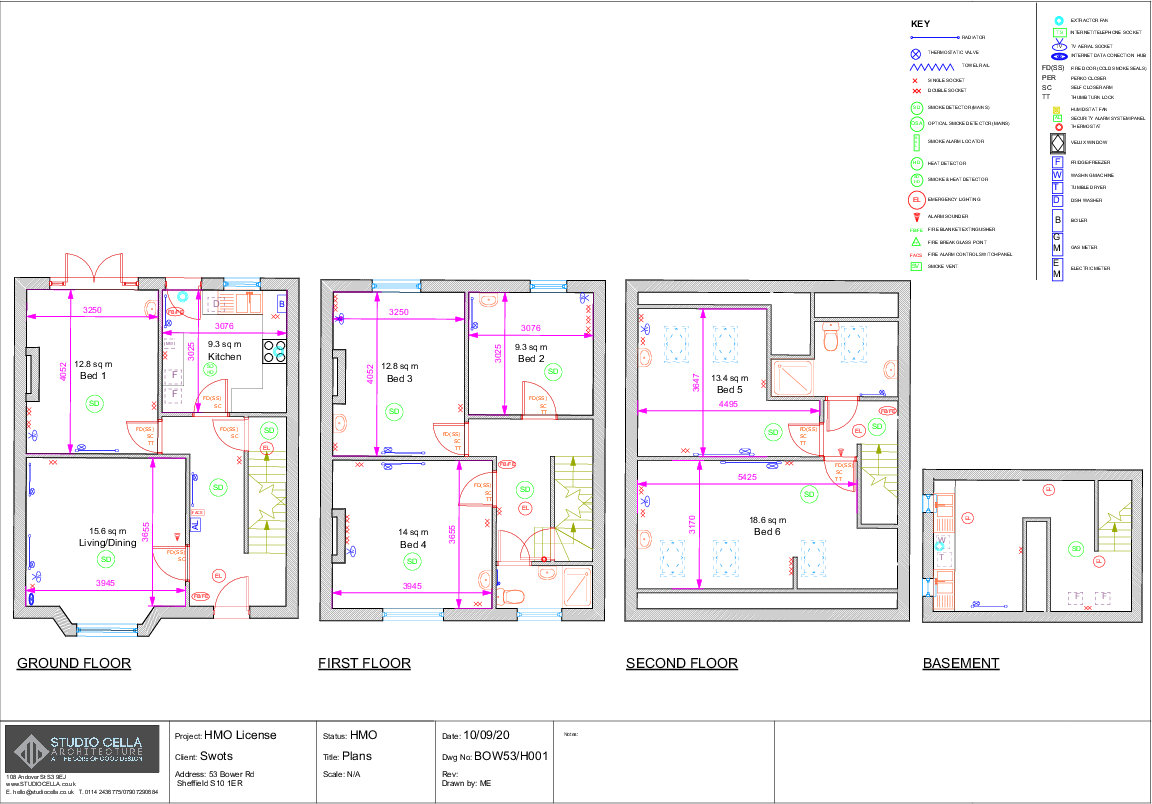 CROOKESMOOR - 6 BED STUDENT HOUSE SHARE  floorplan