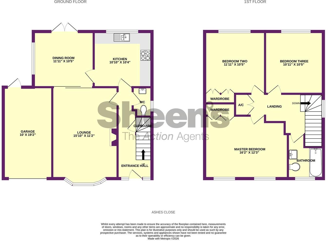 Ashes Close, Walton-on-the-Naze, Essex floorplan