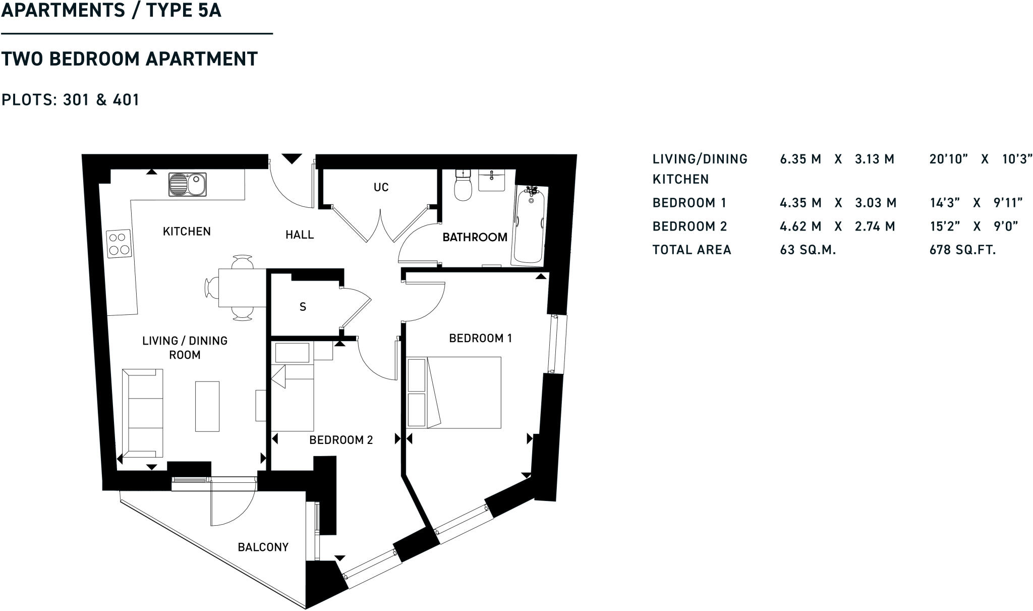 Crescent Gardens, Cherry Orchard Road, Croydon floorplan