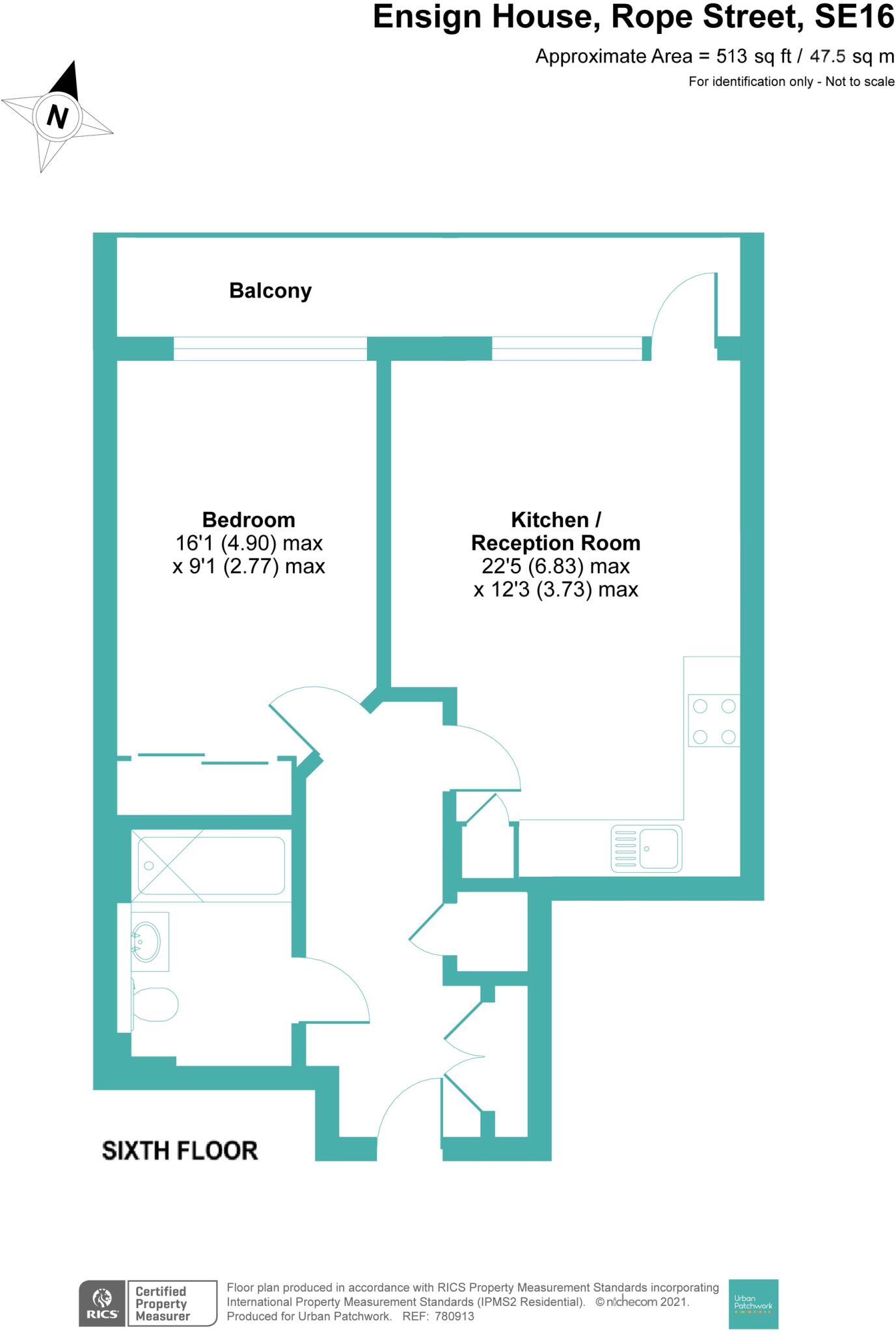 Tavern Quay, Rope Street, Surrey Docks SE16 floorplan