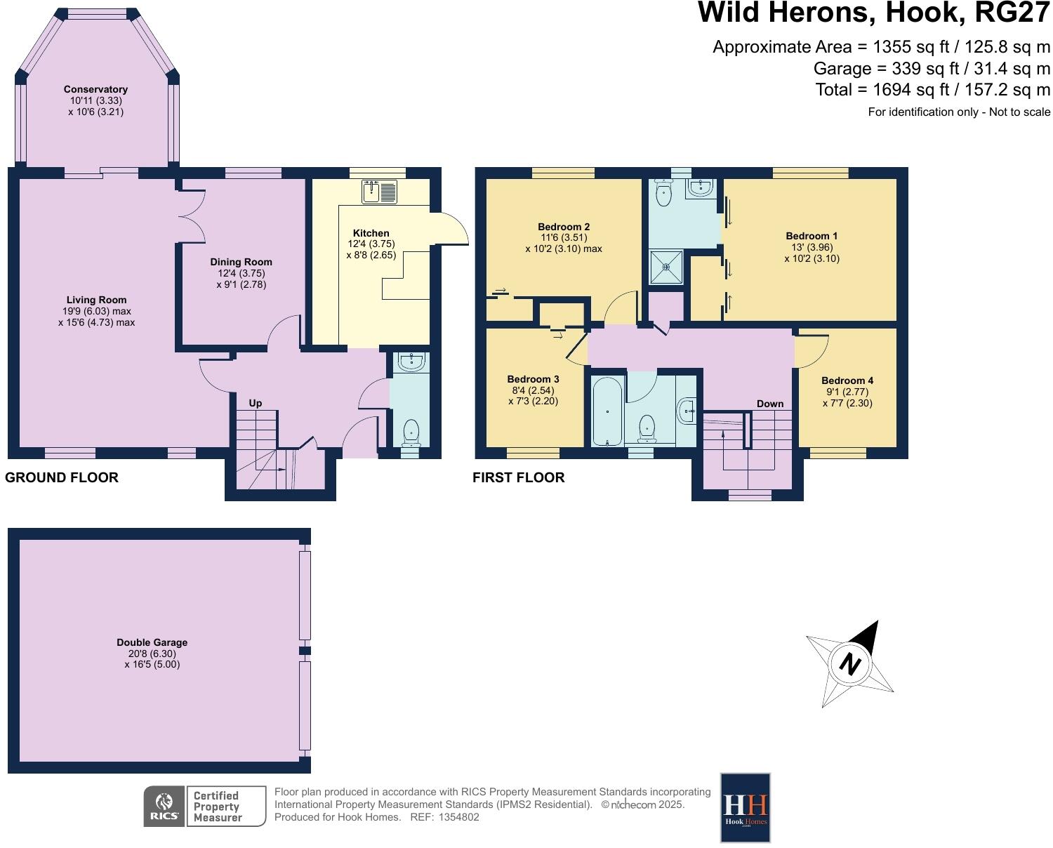Wild Herons, Hook, Hampshire, RG27 floorplan