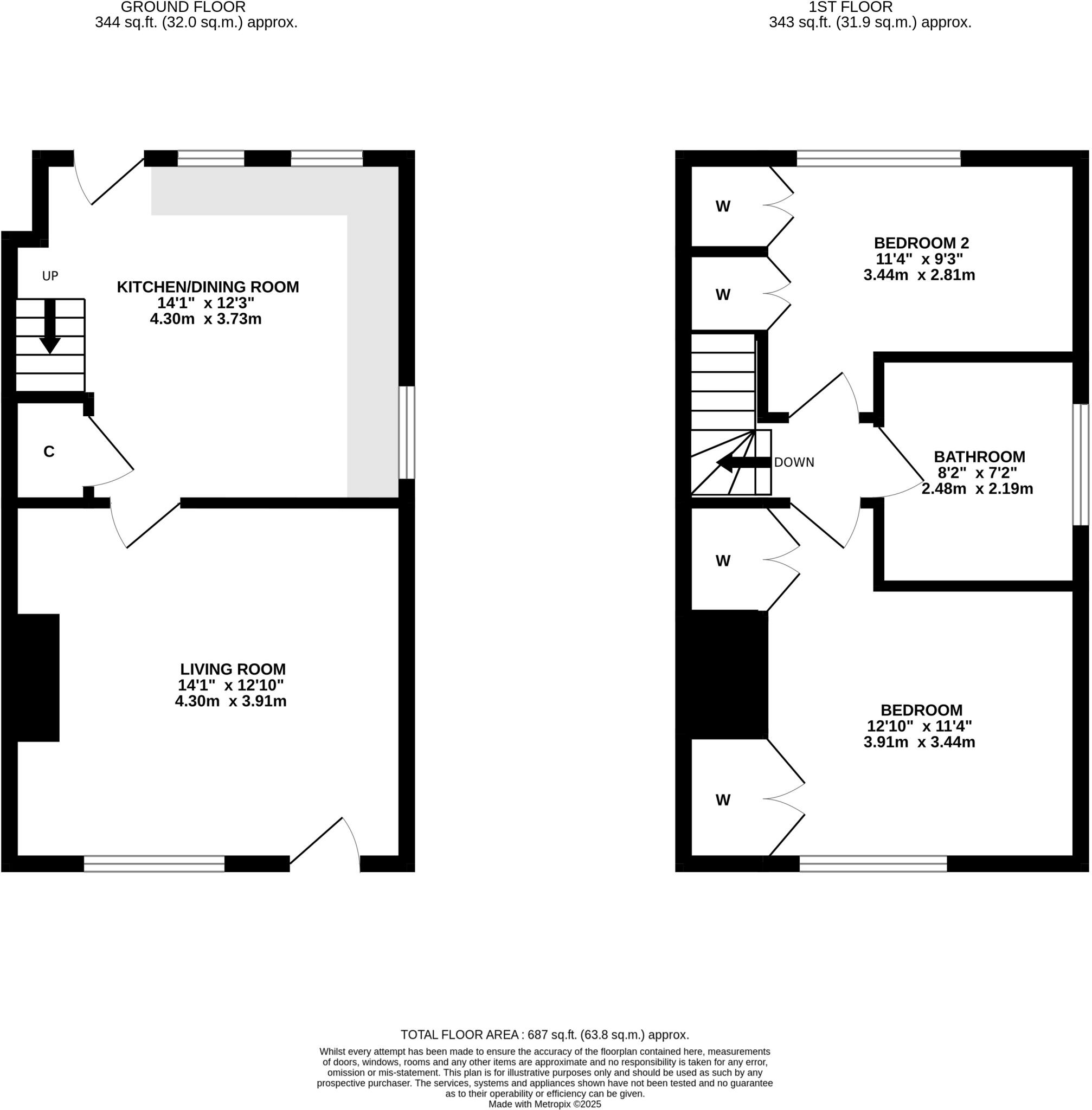 Victoria Gardens, Horsforth, Leeds, West Yorkshire, LS18 floorplan