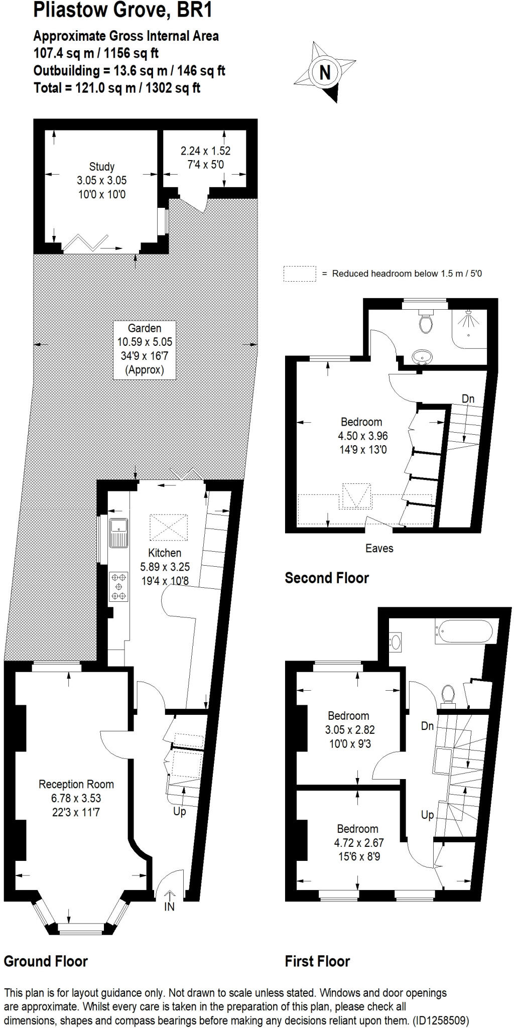 Plaistow Grove, Bromley, Kent, BR1 floorplan