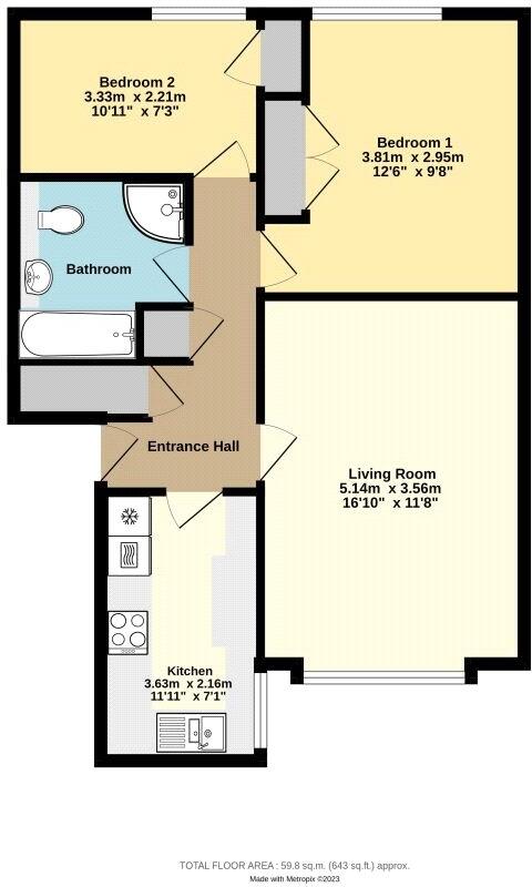 Chiltern Drive, Charvil, Reading, Berkshire, RG10 floorplan