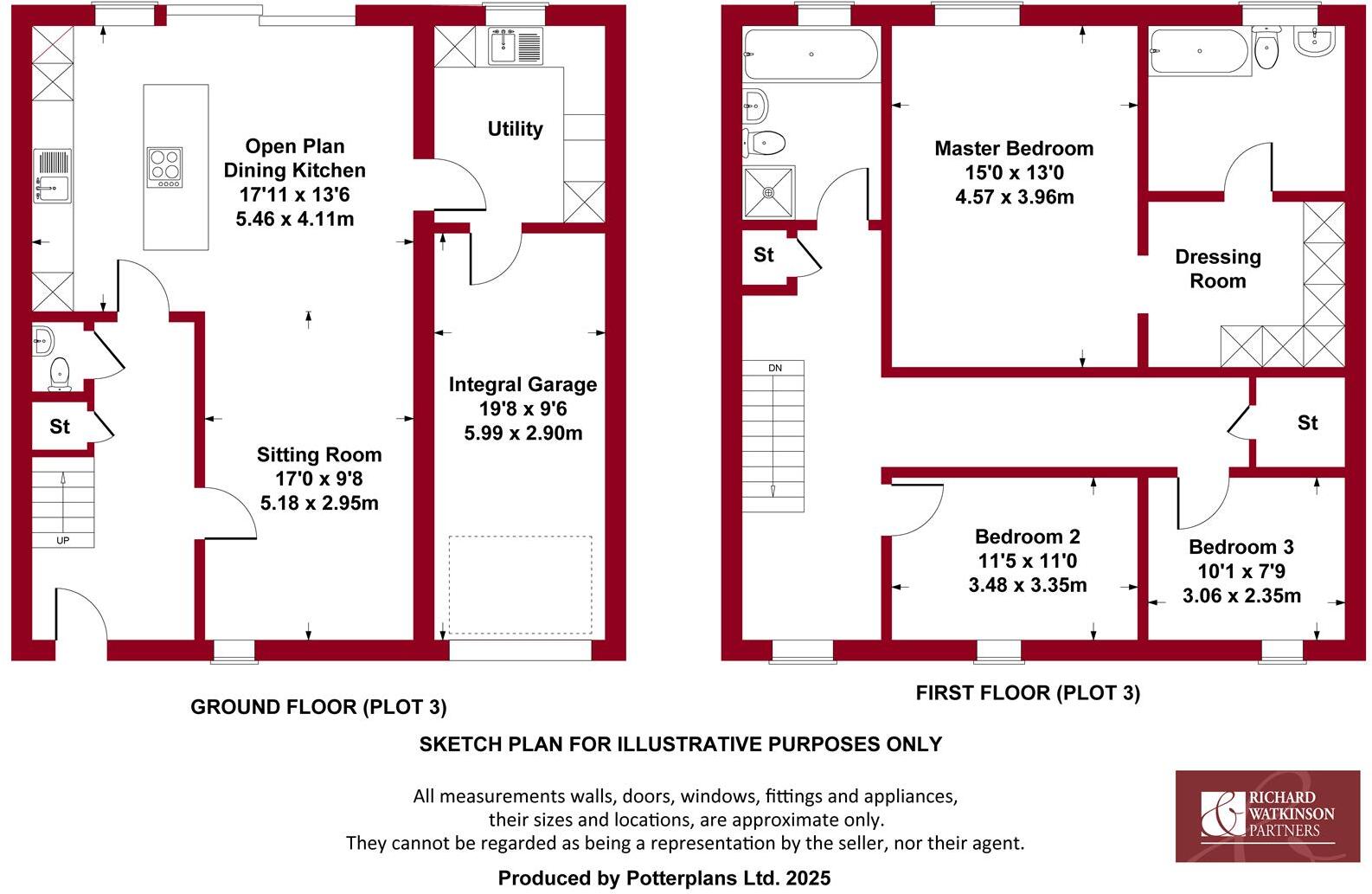 Abbey Lane, Aslockton floorplan