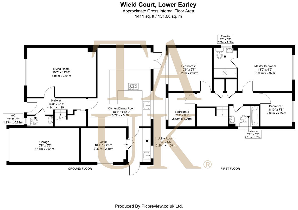 Wield Court, Reading, RG6 floorplan