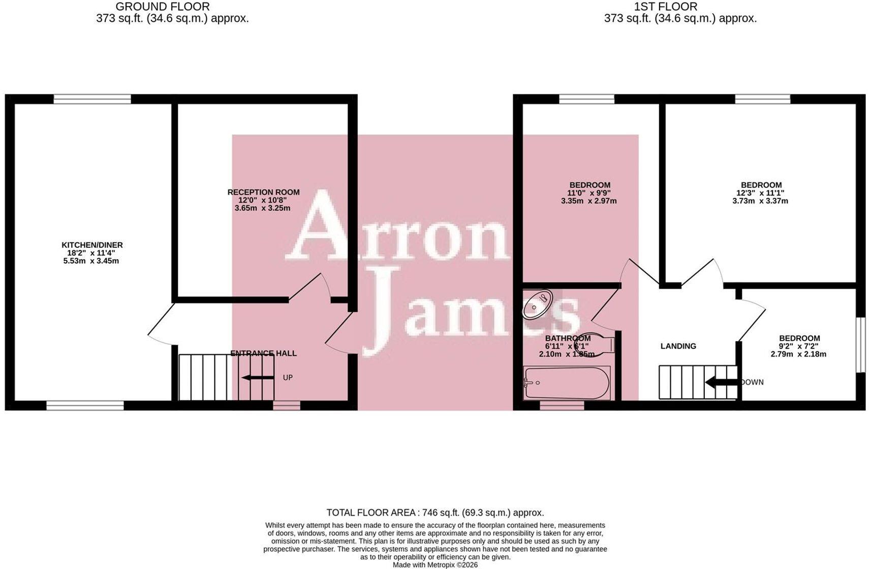 Judge Heath Lane, Middlesex, UB3 floorplan
