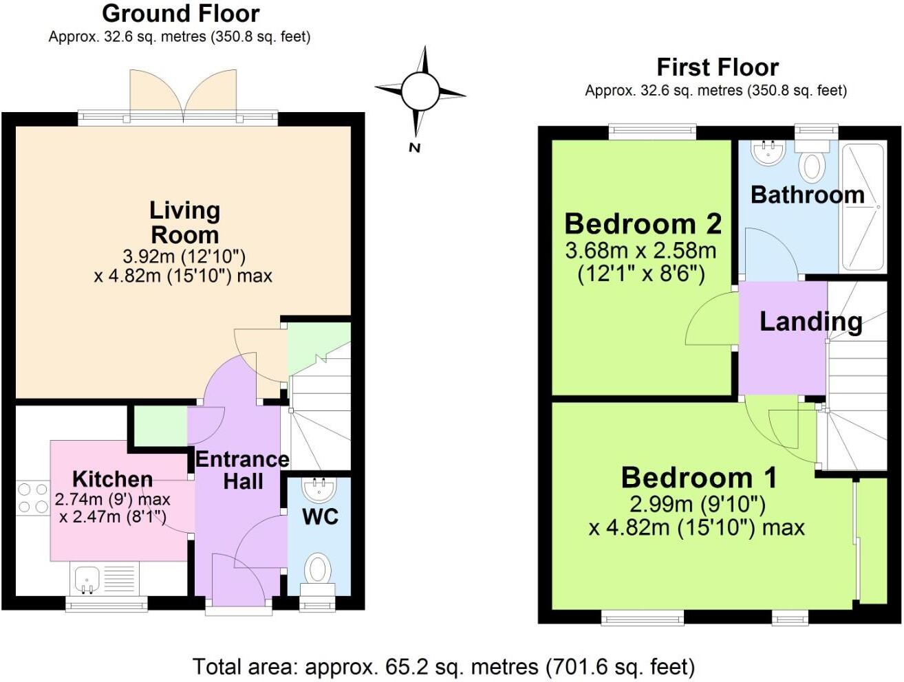 Ferny Close, Overseal, Swadlincote floorplan
