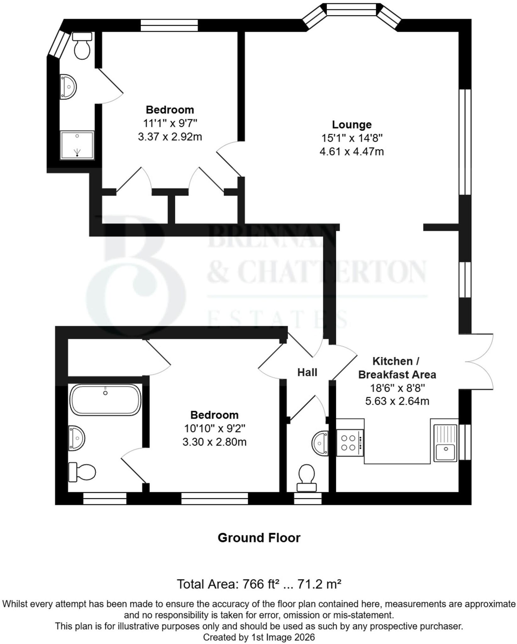 South Strand, East Preston, BN16 floorplan