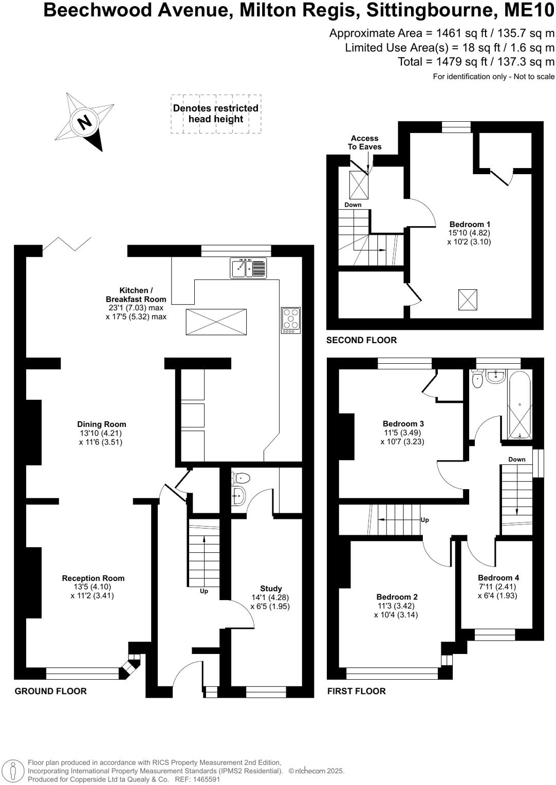 Beechwood Avenue, Milton Regis, Sittingbourne, Kent, ME10 floorplan