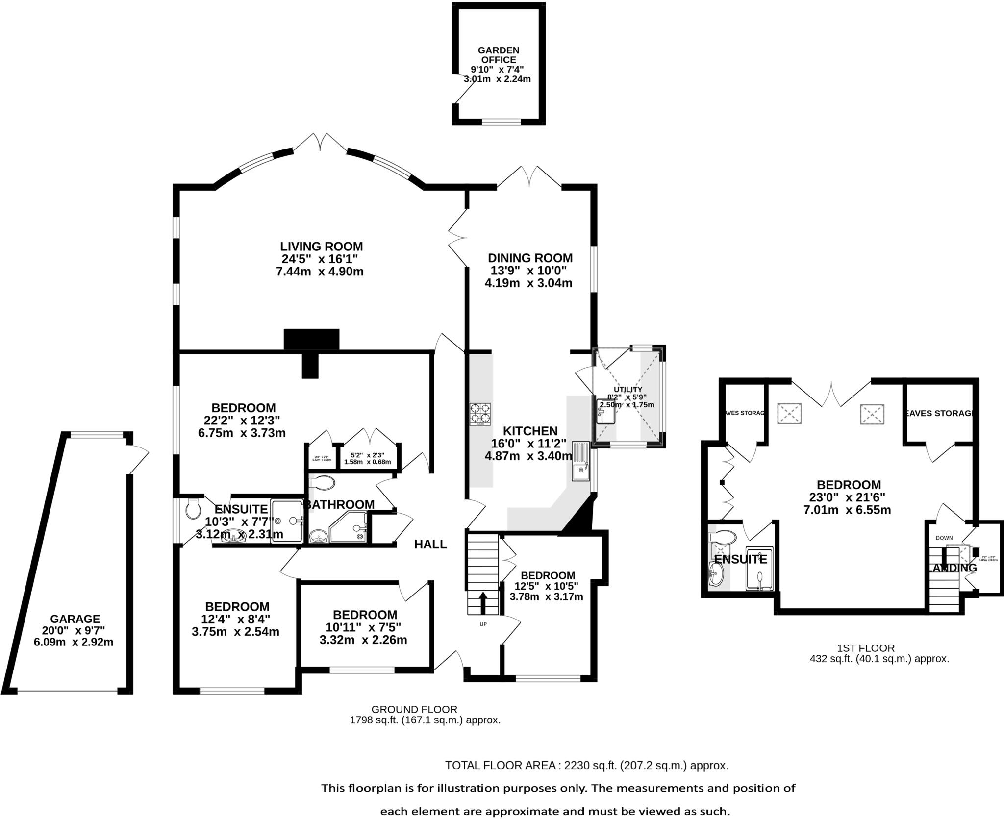 Castle Rise, Wheathampstead, Hertfordshire, AL4 floorplan
