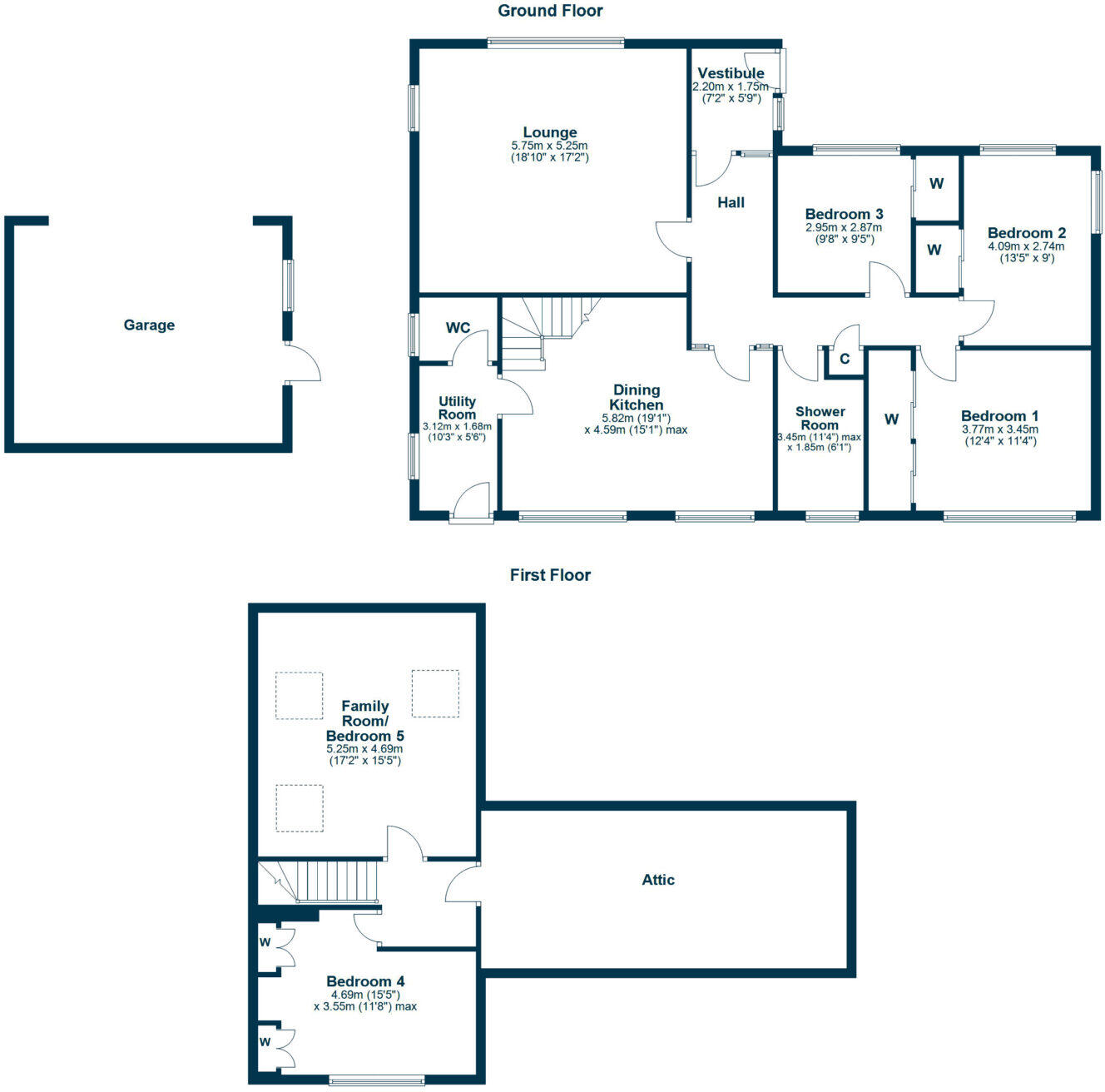 1 Chestnut Grove, Coylton, KA6 6LL floorplan