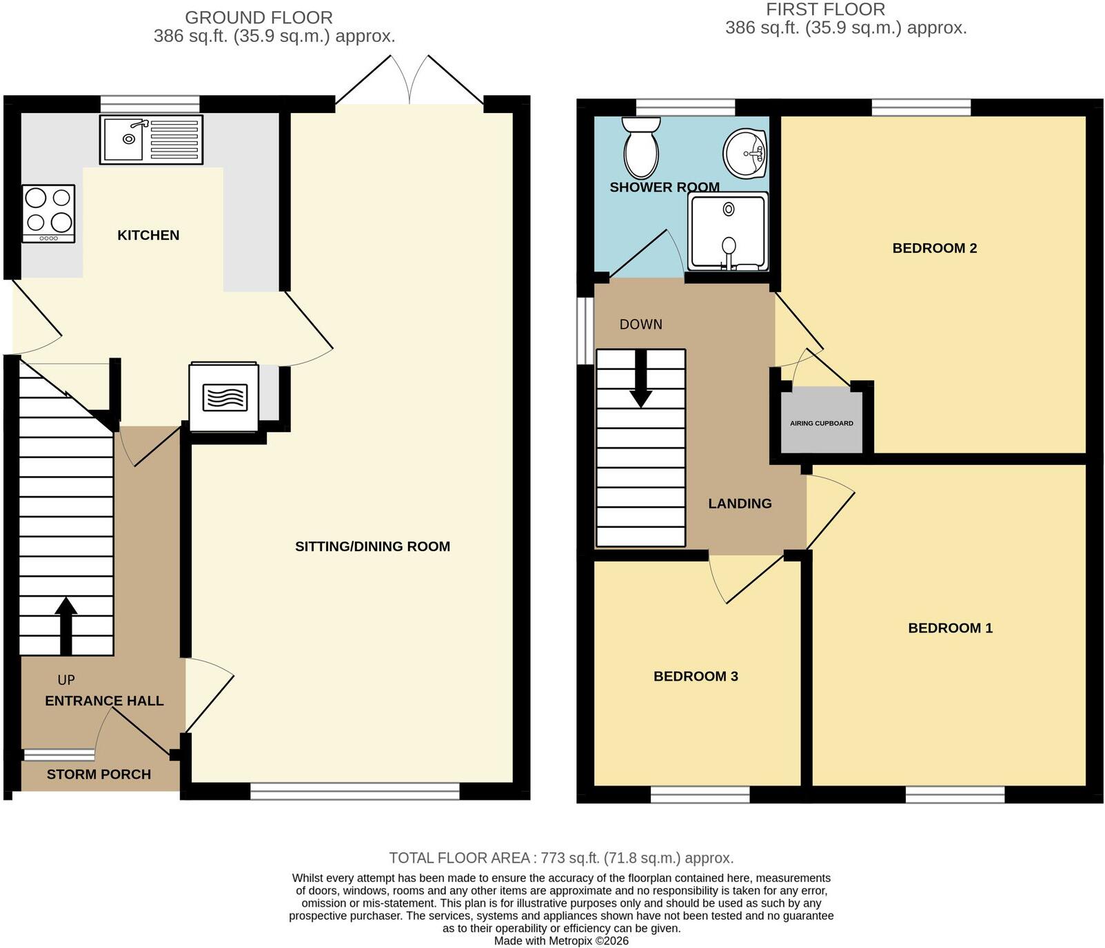 Rosary Drive, Bridgwater, TA6 floorplan