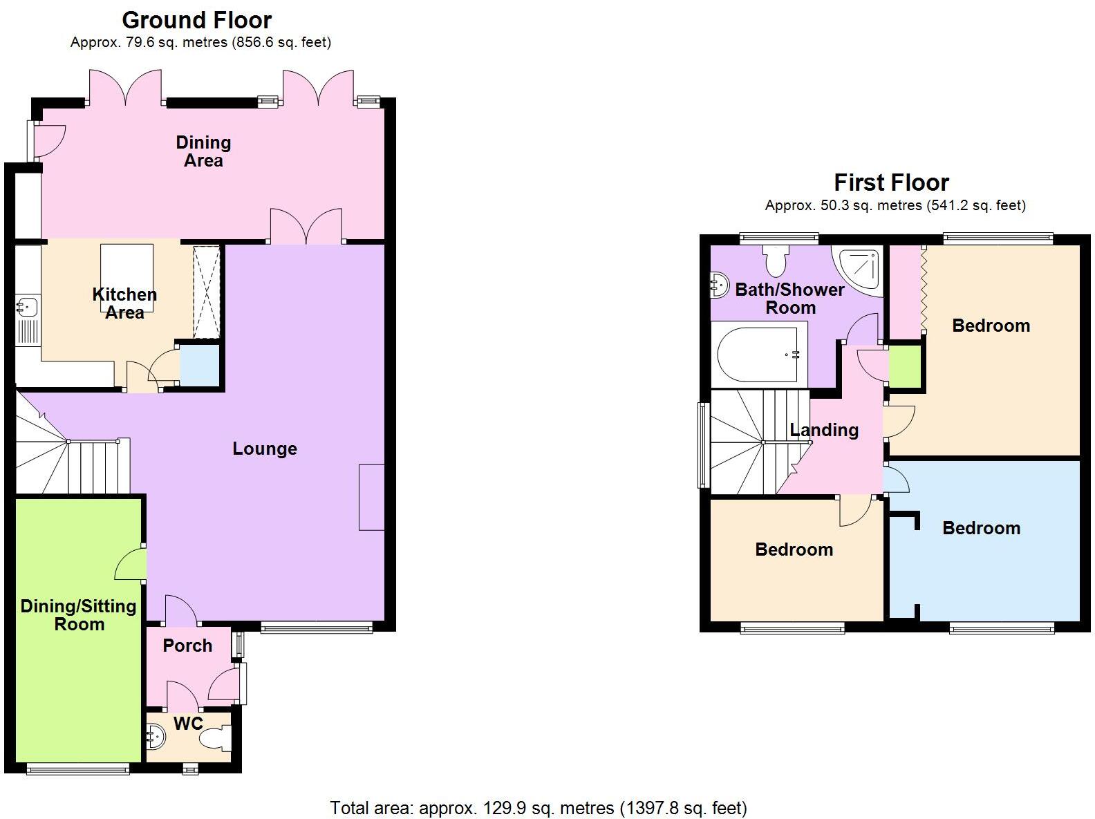 Columbia Gardens, Bedworth, Warwickshire, CV12 floorplan