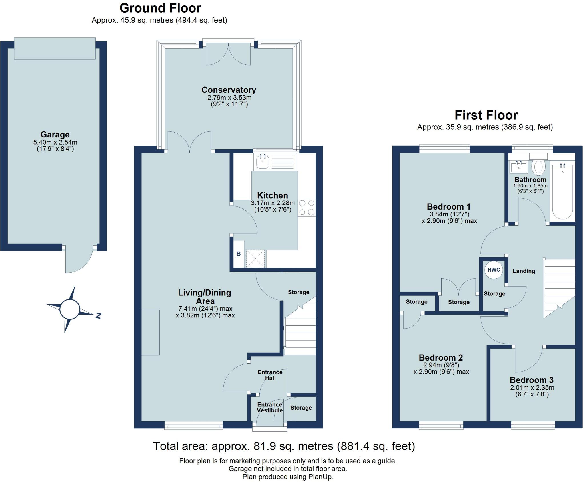 Beverley Gardens, Jersey Farm, St. Albans, Herts, AL4 floorplan