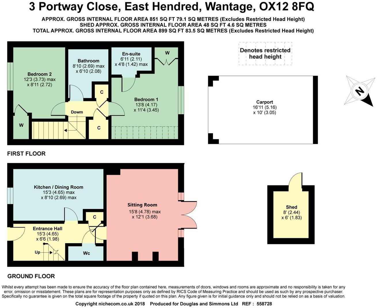 Portway Close, East Hendred, Wantage, Oxfordshire OX12 floorplan