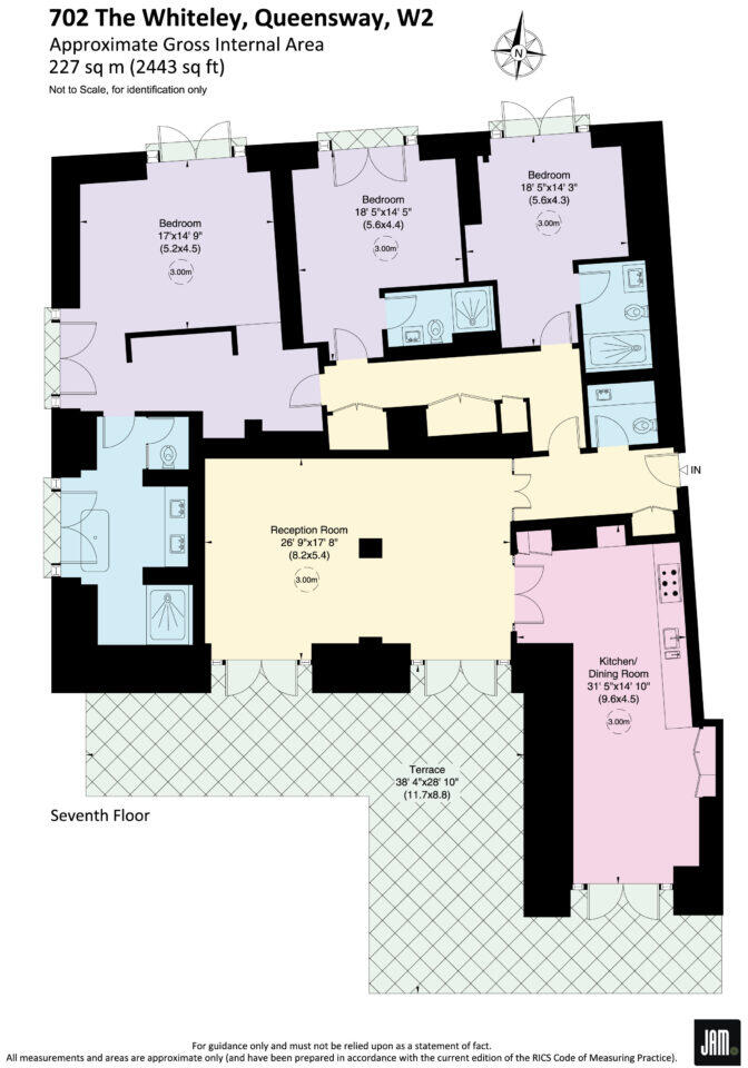 The Whiteley, London, W2 floorplan