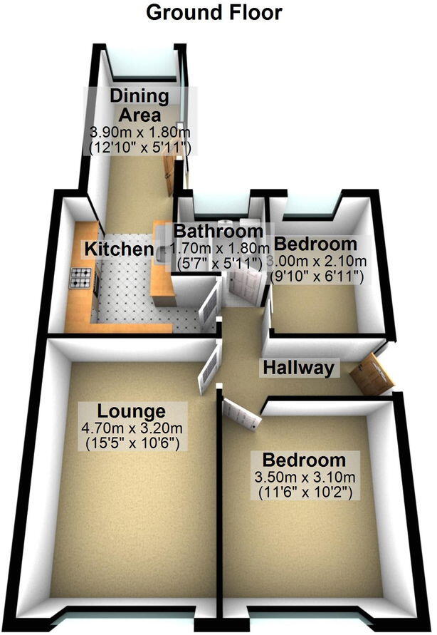 Windermere Avenue, Denton, Manchester, M34 2EP floorplan