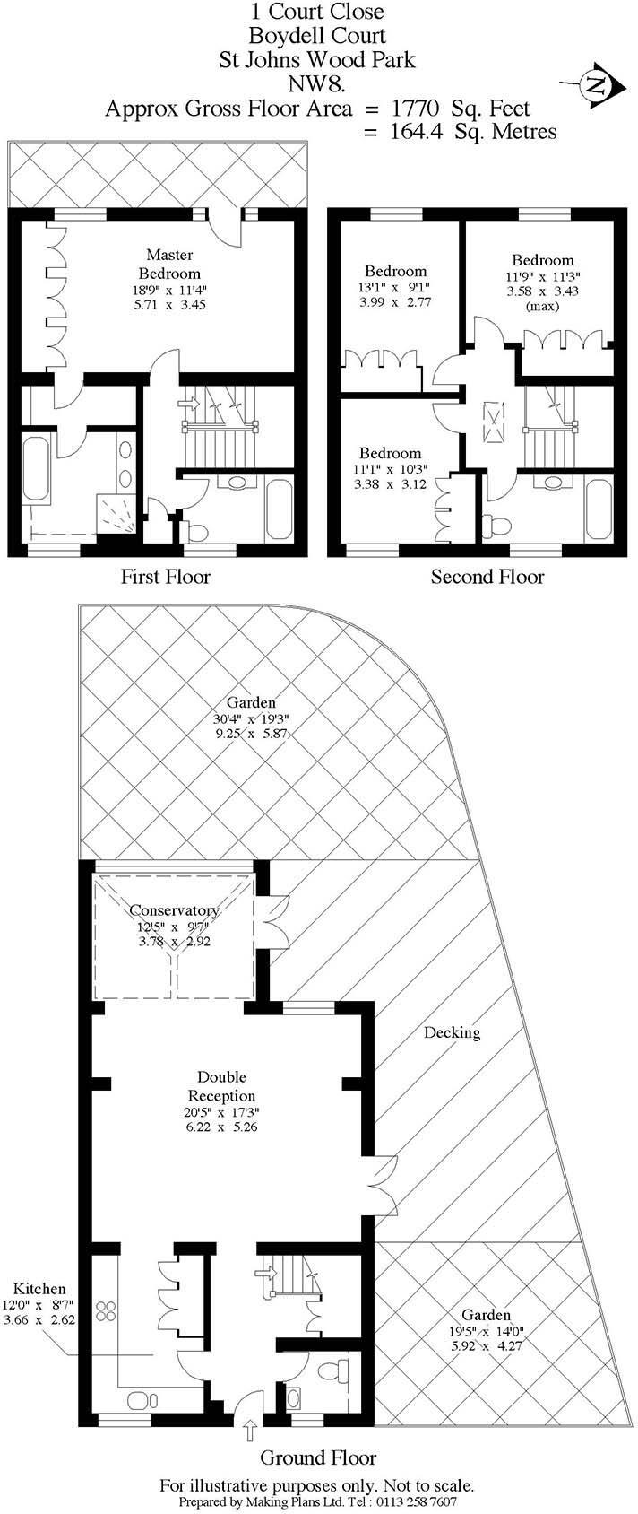 Court Close, St. Johns Wood Park, London, NW8 floorplan