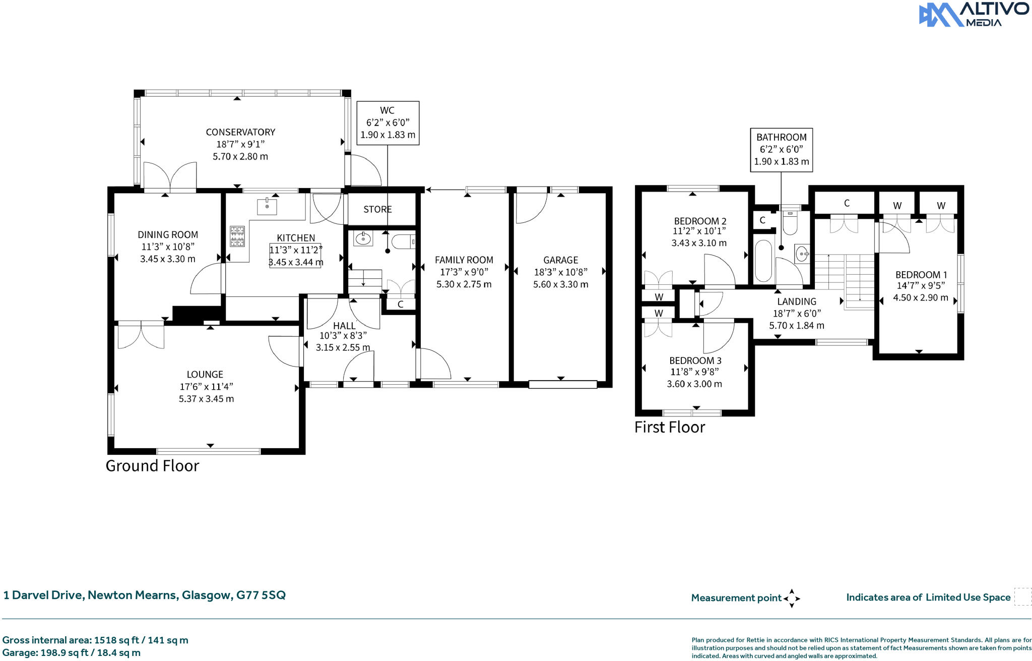 Darvel Drive, Newton Mearns, Glasgow floorplan