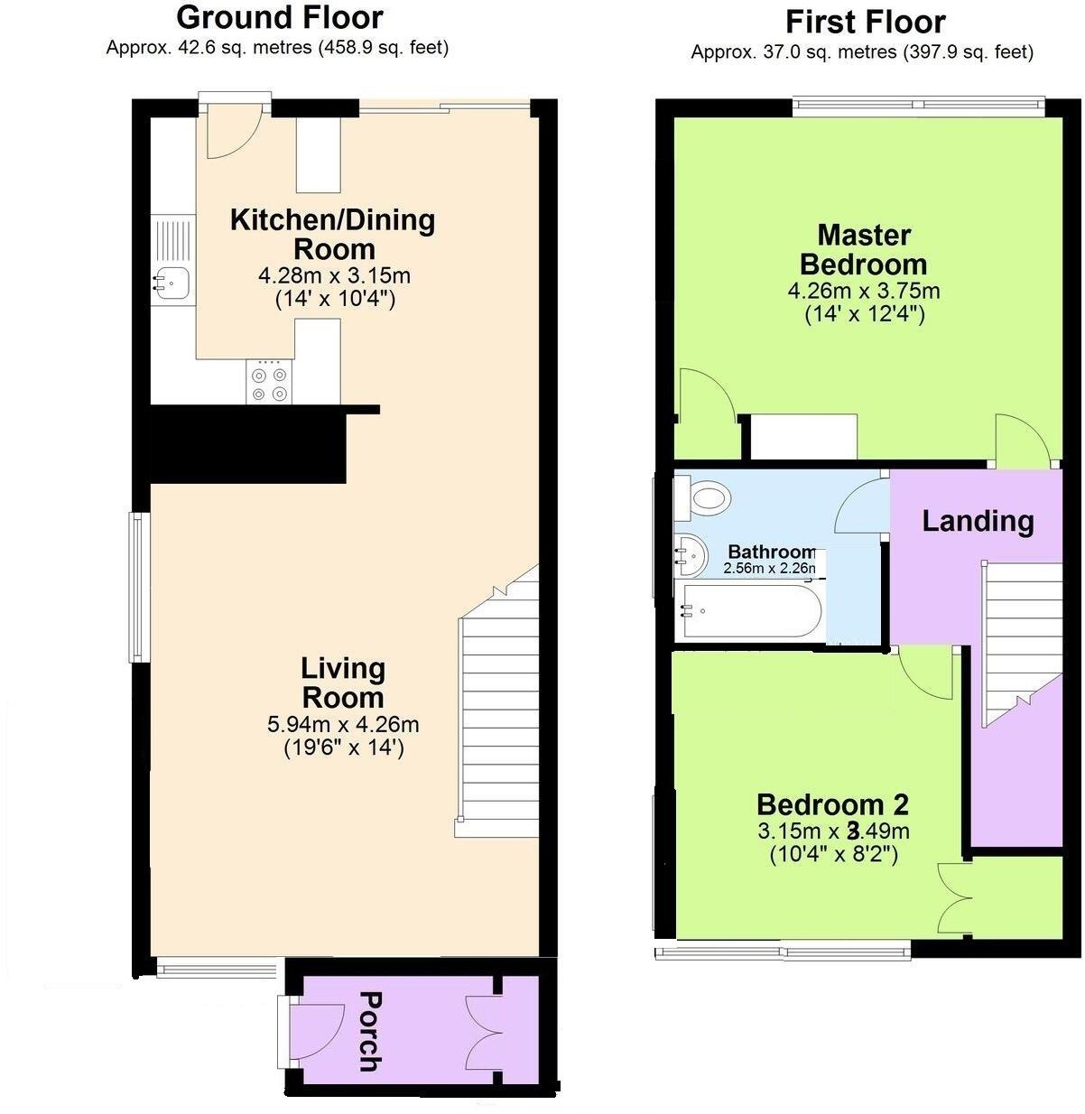 Quainton Close, Cambridge, Cambridgeshire, CB5 floorplan
