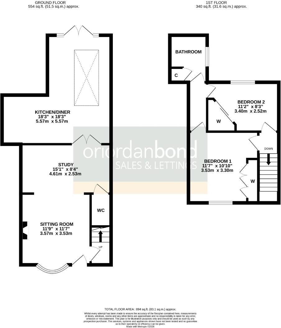 Zion Hill, Walgrave, Northamptonshire NN6 floorplan