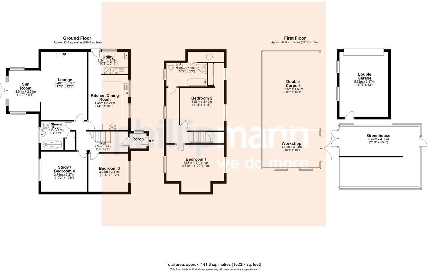 The Lookout, Peacehaven floorplan