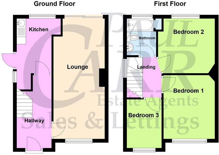 Courtenay Road, Great Barr, Birmingham, B44 8JQ floorplan
