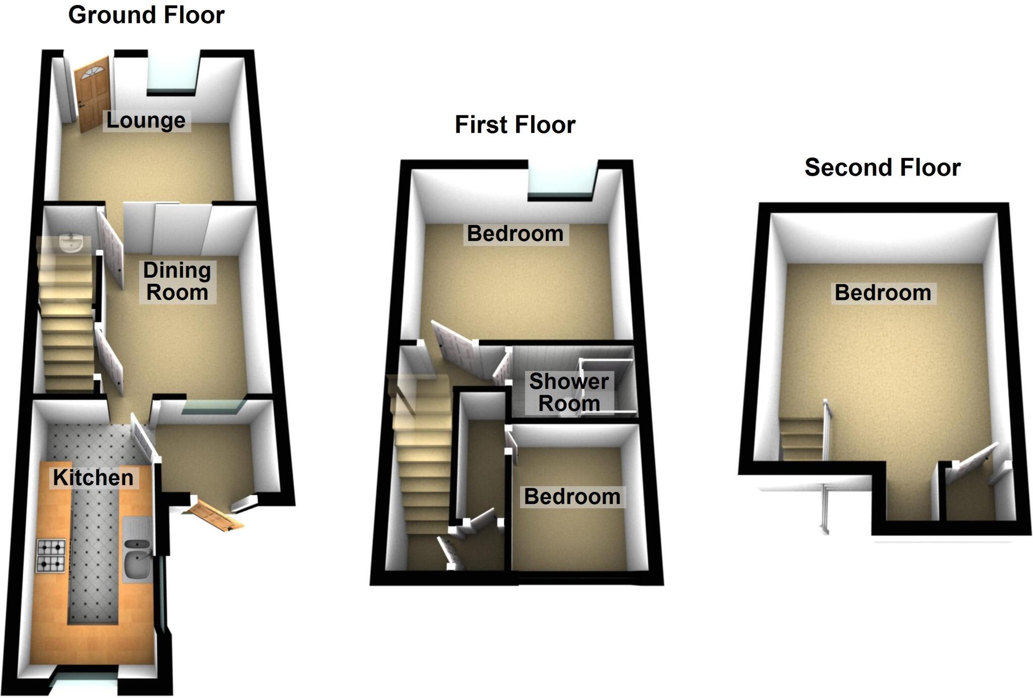 Berrisford Street, Coalville floorplan