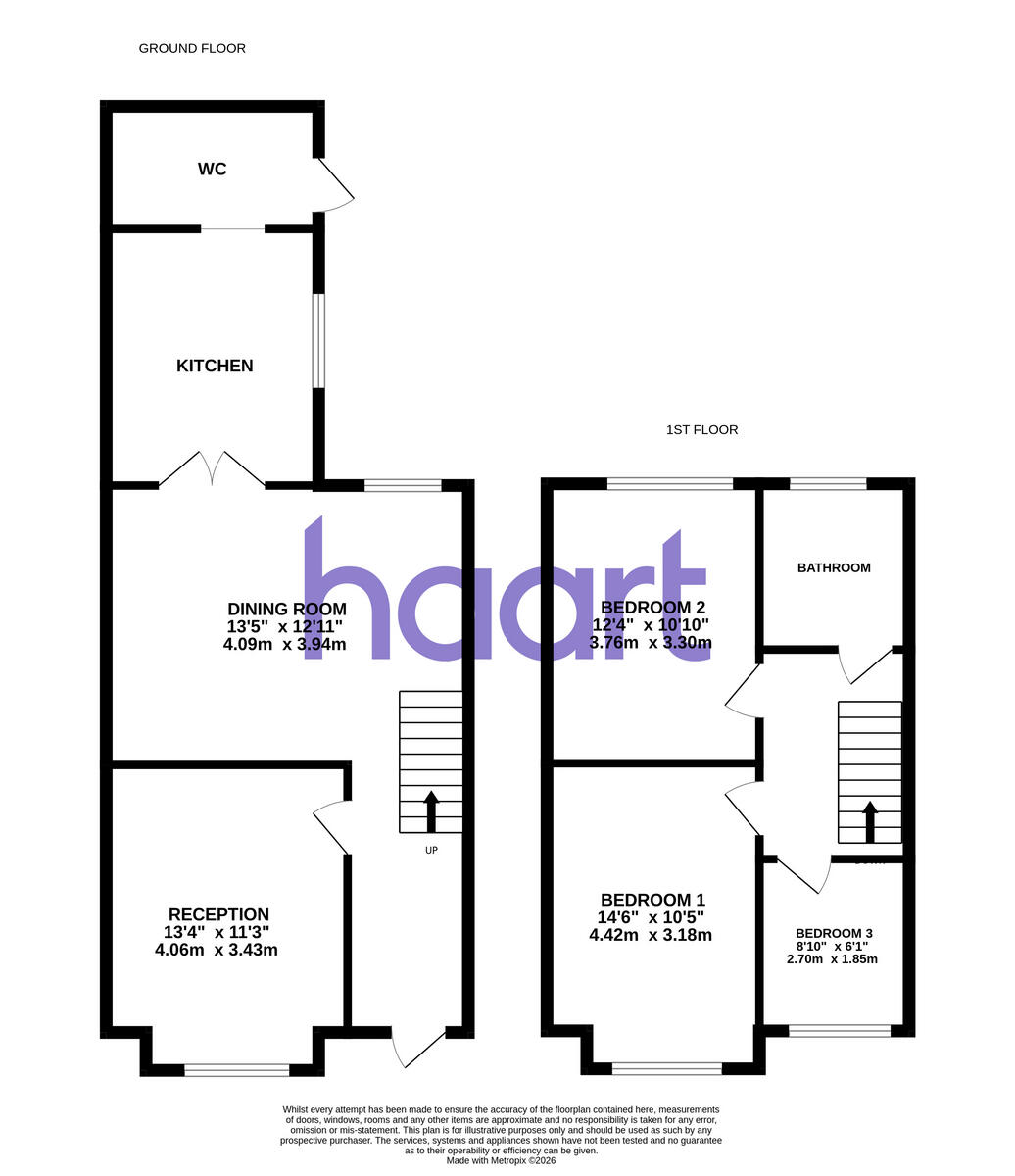 Heaton Road, MITCHAM floorplan