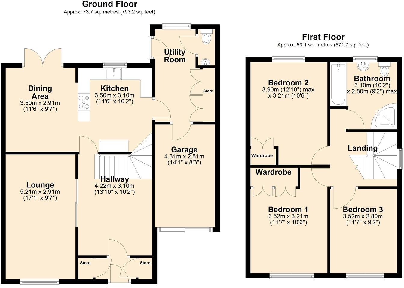 Levens Close, Poulton-Le-Fylde floorplan