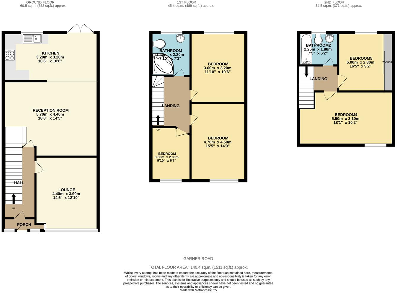 Garner Road, Walthamstow floorplan