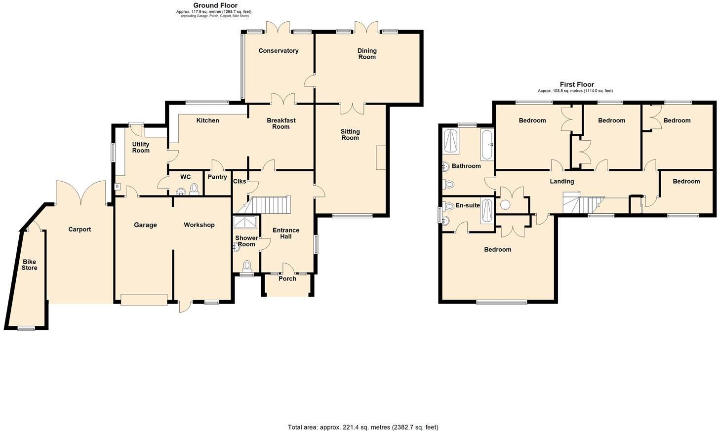 Halloughton Road, Southwell floorplan