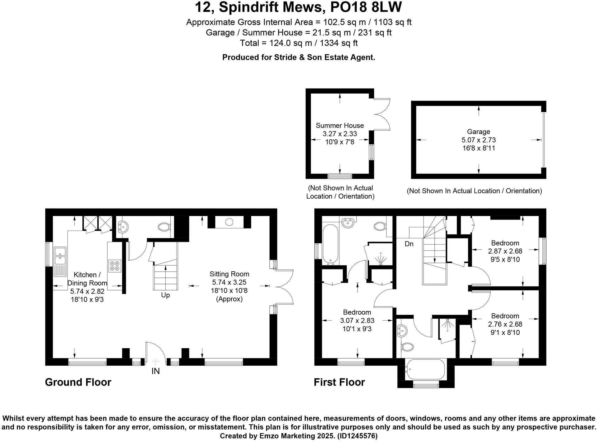 Spindrift Mews, Bosham, PO18 floorplan