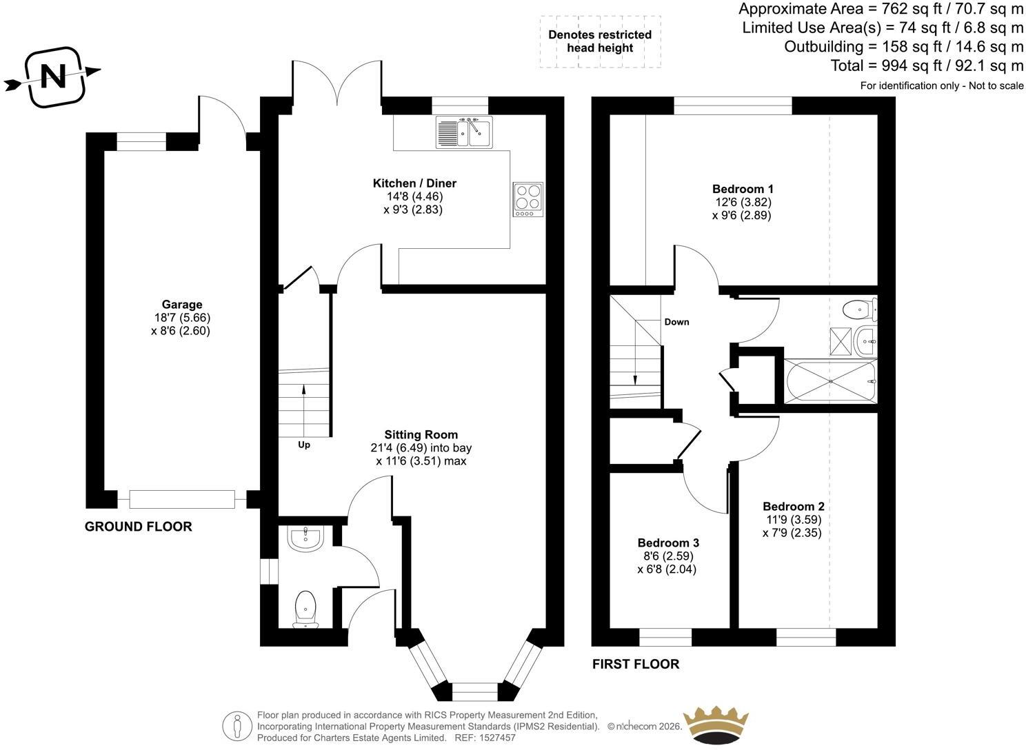 Horseshoe Close, Findon, Worthing, West Sussex, BN14 floorplan