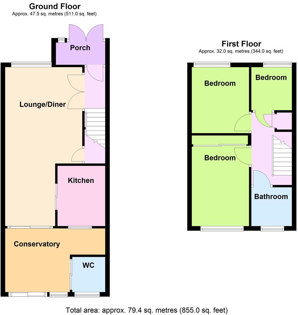 Coleridge Crescent, Goring floorplan
