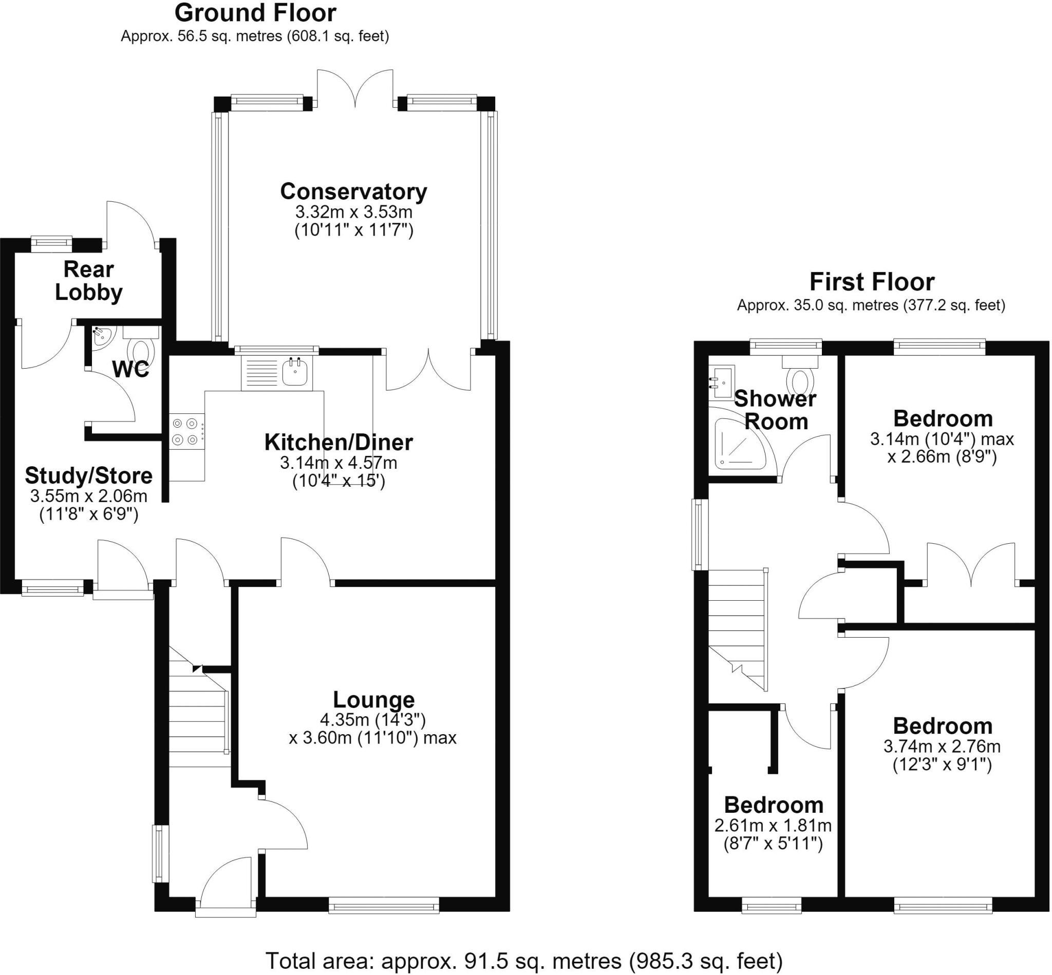 Wyke Way, Shifnal, TF11 8SF floorplan